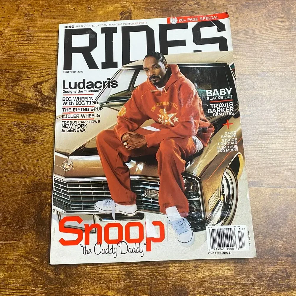 RIDES Magazine by King - July 2005 Snoop Ludacris Don Juan Travis Barker